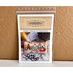 PuntiniPuntini When I think of Christmas Cross Stitch Pattern Chart Only